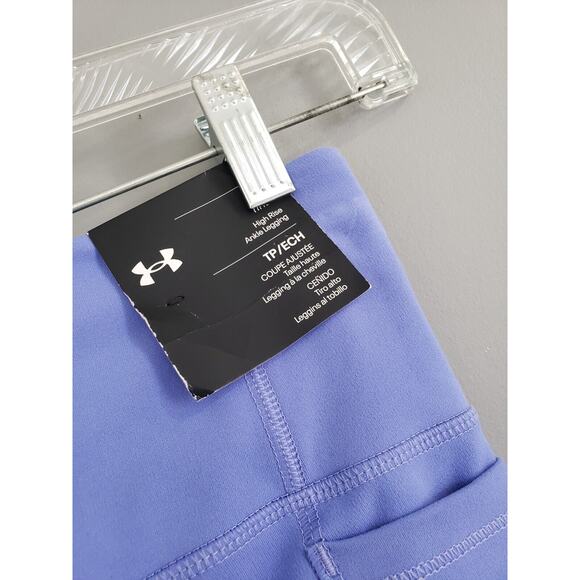 NEW WITH POCKET XS Fitted Motion Ankle Leggings Under‎ ARmour Gym RUnning Yoga - Picture 7 of 7